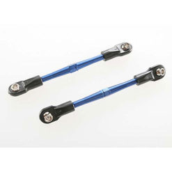 BIELLETTES DE PINCEMENT ALU ANODISEES BLEU 59MM (2) A PAS INVERSE (3139A)