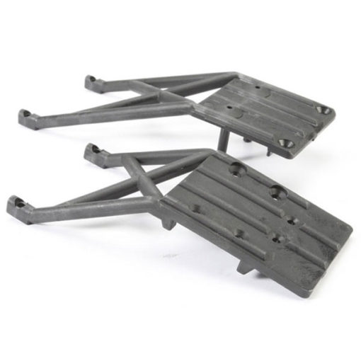 PLAQUES DE PROTECTION AVANT ET ARRIERE NOIRES (2) (5837)