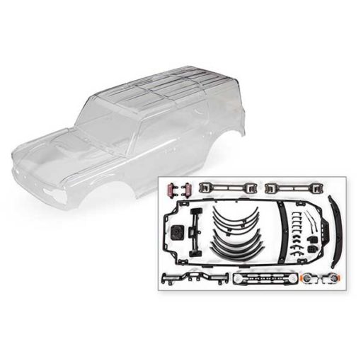 CARROSSERIE TRANSPARENTE FORD BRONCO (2021) + ACCESSOIRES (9211)