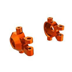 FUSEES DE DIRECTION GAUCHE / DROIT ALU ANODISEES ORANGE (X2) - TRX-4M (9737-ORNG)
