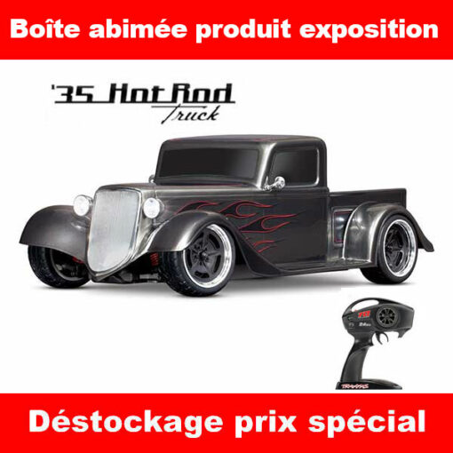 VOITURE HOT ROD TRUCK - 4X4 -1/10 BRUSHED SANS ACCUS/CHARGEUR - 93034-4-SLVR - TRAXXAS