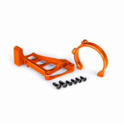 SUPPORTS MOTEUR ALU ANODISES ORANGES POUR MOTEUR 3483