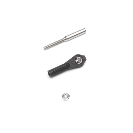 CHAPE NYLON M3 AVEC BILLE EN LAITON ET EMBOUT FILETE EN ACIER,  (X2)